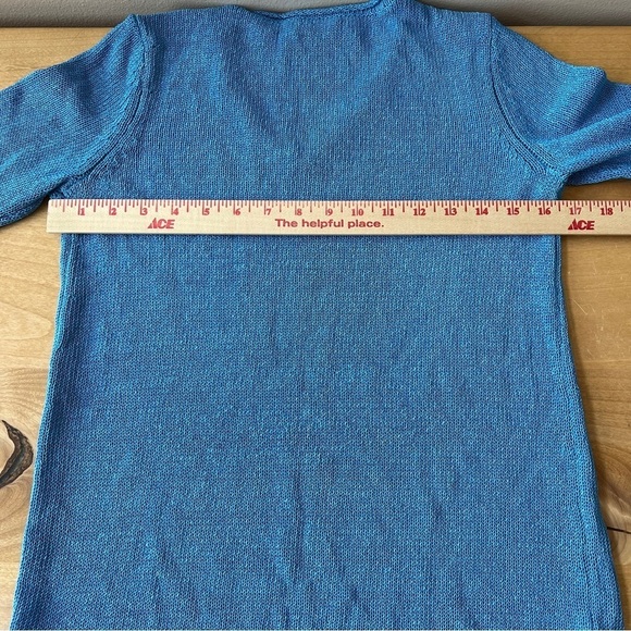 J MCLAUGHLIN CALLUM SWEATER XS V NECK HAVANA KNIT YARN RELAXED CASUAL COASTAL - Picture 7 of 12